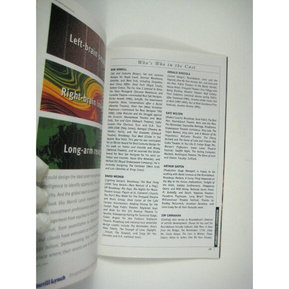 Betrayal Stagebill 2000 Juliet Binoche Liev Schreiber John Slattery Pinter - Picture 4 of 6